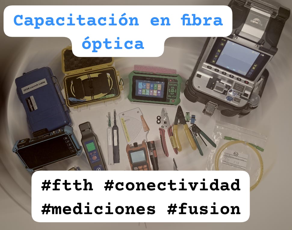 Kit de herramientas para capacitación en fibra óptica
